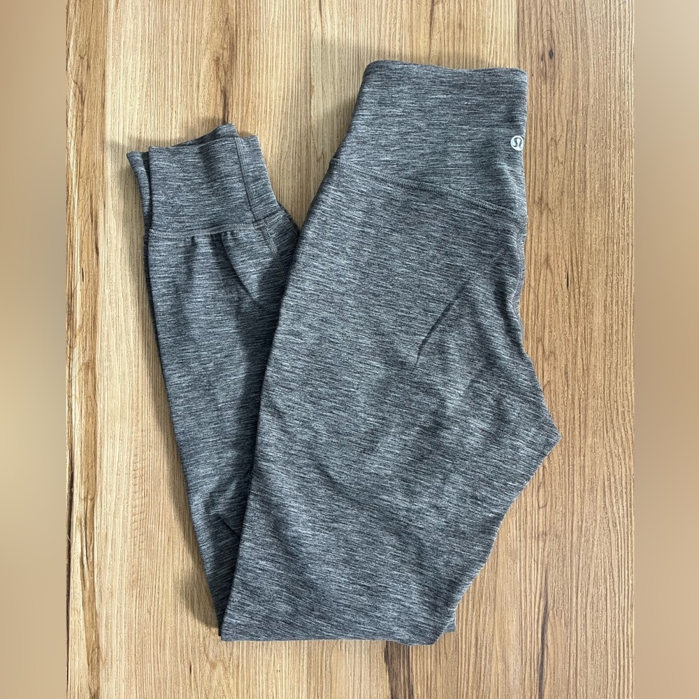 lululemon athletica Heathered Gray Performance Leggings